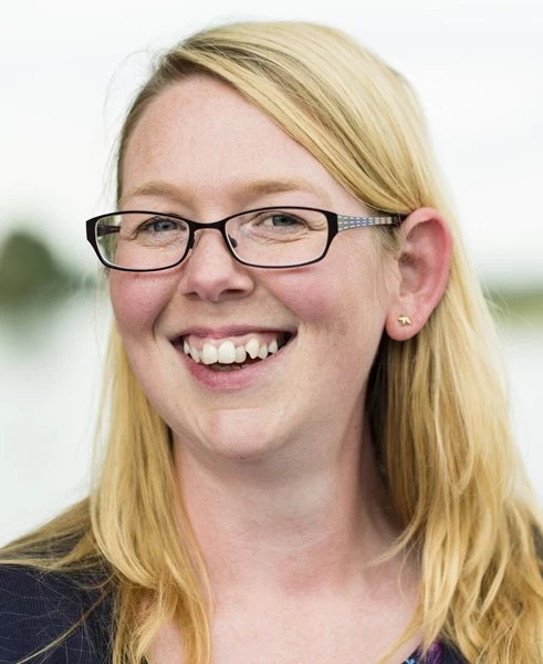 Portrait of Wolsey Hall Oxford Tutor, Becky Shaw-Simms