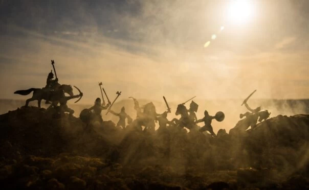 An image for a historic war scene. 